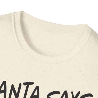 Christmas Santa T-Shirt, Holiday Gift, Unisex Tee, Festive Apparel, Merry Christmas 2025 Tee, Fun Santa Design