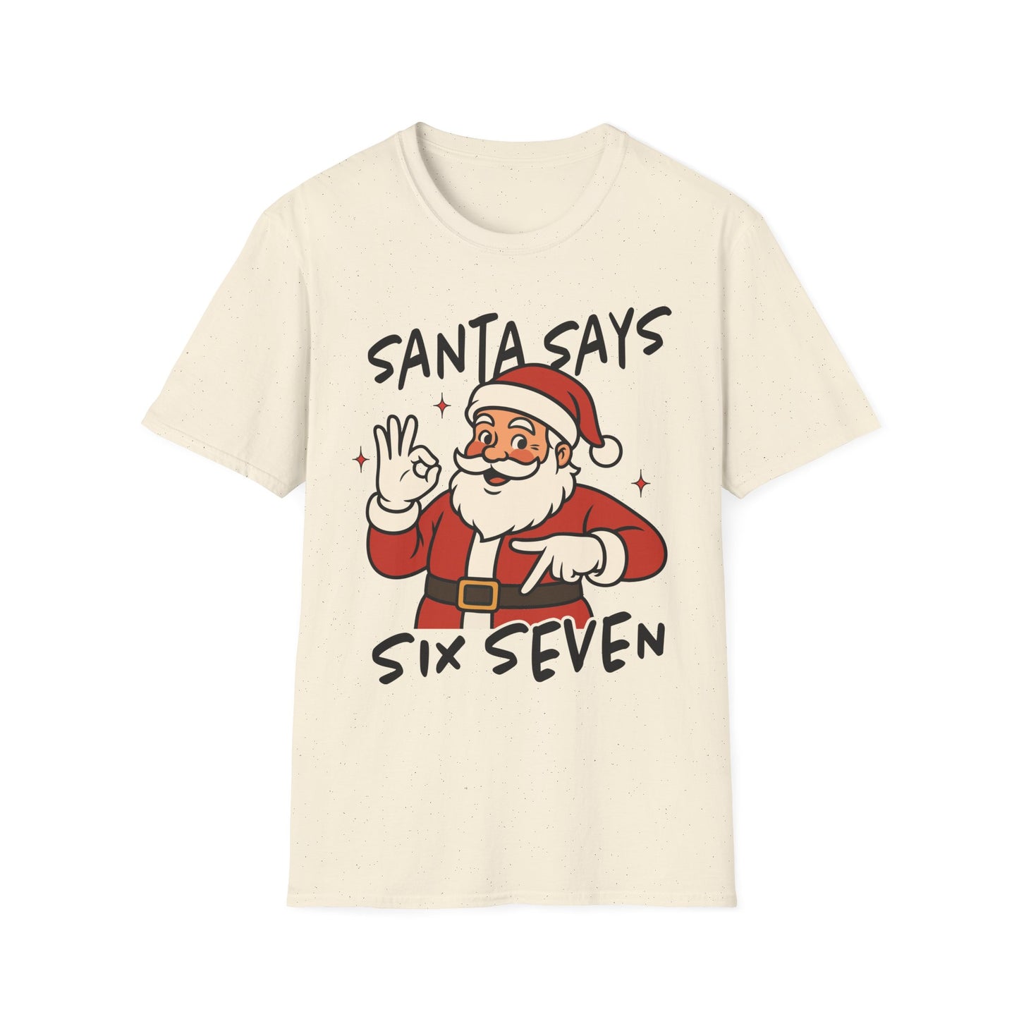 Christmas Santa T-Shirt, Holiday Gift, Unisex Tee, Festive Apparel, Merry Christmas 2025 Tee, Fun Santa Design