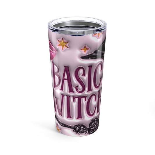 Basic Witch Tumbler 20oz | Mystical Travel Mug, Spooky Drinkware, Halloween Gift, Witchy Vibes, Cute Tumbler