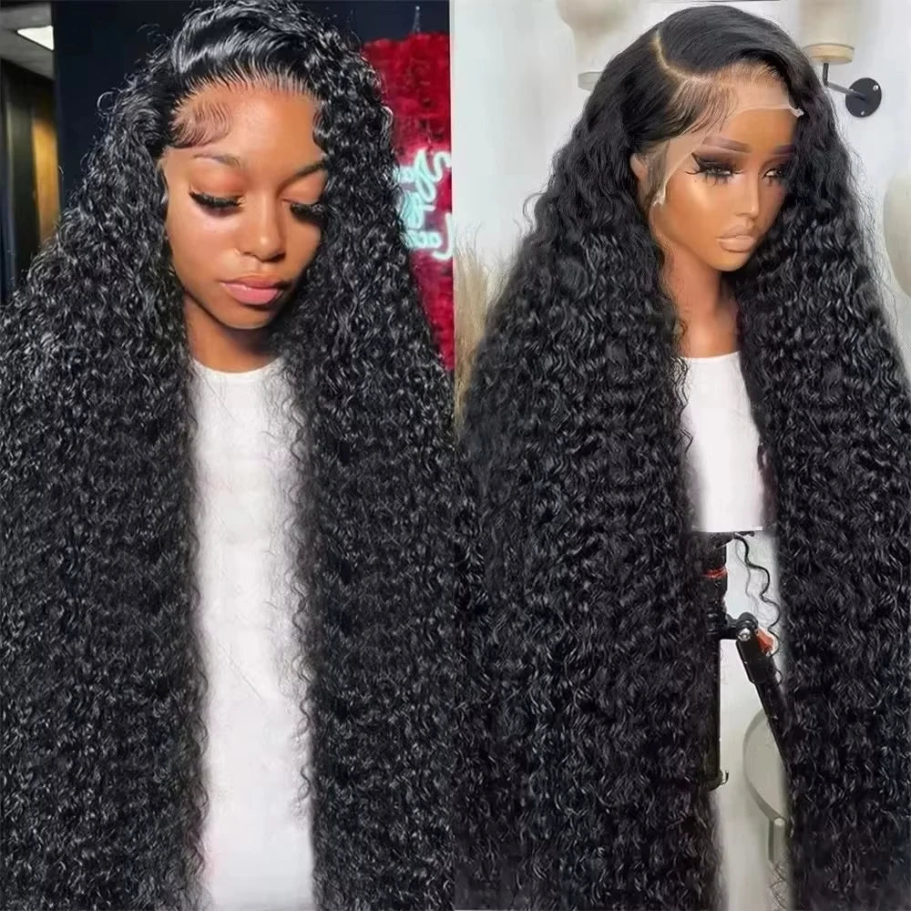 Botisi Glueless Ready To Wear Curly Wigs Deep Wave Wigs 5x5 Hd Lace Closure Water Wave 4x4 Closure Human Hair Wig Wear And Go