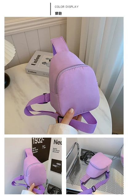 Children's Chest Bag K-Pop Demon Hunters Messenger Bags Baby Shoulder Bag Kids Gifts Mini Kids Gifts Cute Purses and Handbags