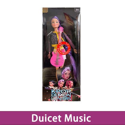 2025 NEW High Quality Shaped Anime 30CM K-Pop Demon Hunters Doll Vinyl Toy Rumi Mira Zoey Birthday Surprise Gift For Girls